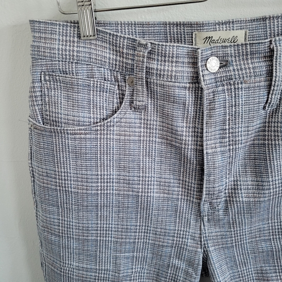 COPY - NWOT Madewell Stovepipe Jeans Glen Plaid Edition - Picture 6 of 8